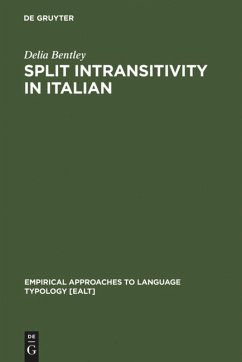 Split Intransitivity in Italian - Bentley, Delia