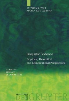 Linguistic Evidence - Kepser, Stephan / Reis, Marga (eds.)