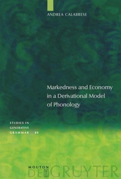Markedness and Economy in a Derivational Model of Phonology - Calabrese, Andrea