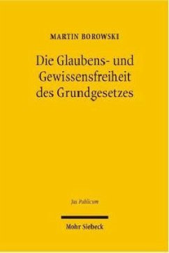 Cover Die Glaubens- und Gewissensfreiheit des Grundgesetzes