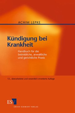 Kündigung bei Krankheit - Lepke, Achim