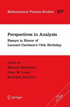 Perspectives in Analysis - Benedicks, Michael / Jones, Peter W. / Smirnov, Stanislav (eds.)