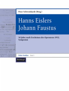 Hanns Eislers Johann Faustus - Eisler, Hanns