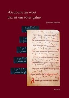 Gedoene an wort daz ist ein toter galm - Kandler. Johannes