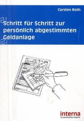 Cover Schritt für Schritt zur persönlich abgestimmten Geldanlage