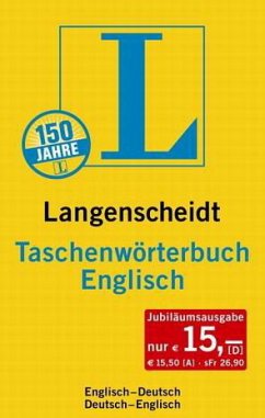 Cover Langenscheidt Taschenwörterbuch Englisch, Jubiläumsausgabe