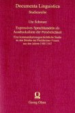 Expressives Sprachhandeln als Ausdrucksform der Persönlichkeit