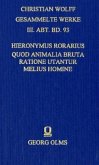 Quod animalia bruta ratione utantur melius homine Libri duo / Gesammelte Werke, Materialien und Dokumente Abt.3, Bd.93