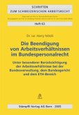 Die Beendigung von Arbeitsverhältnis im Bundespersonalrecht