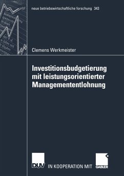 Investitionsbudgetierung mit leistungsorientierter Managemententlohnung - Werkmeister, Clemens