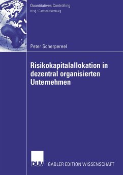 Risikokapitalallokation in dezentral organisierten Unternehmen - Scherpereel, Peter