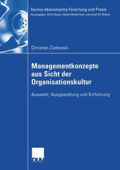 Managementkonzepte aus Sicht der Organisationskultur - Zielowski, Christian