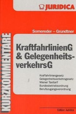 KraftfahrlinienG & GelegenheitsverkehrsG (f. Österreich), Kurzkommentar