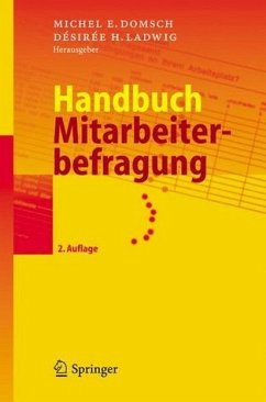 Handbuch Mitarbeiterbefragung - Domsch, Michel E. / Ladwig, D‚sir‚e H. (Hgg.)