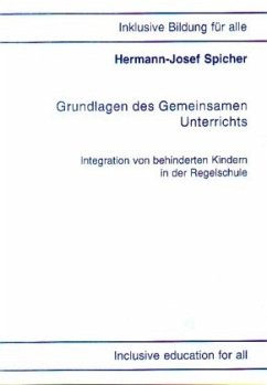 Grundlagen des gemeinsamen Unterrichts - Spicher, Hermann-Josef