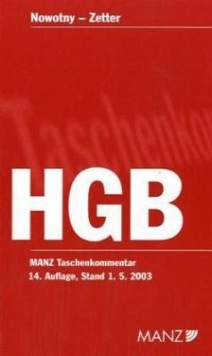 HGB, Kommentar (f. Österreich) - Nowotny, Christian; Zetter, Peter