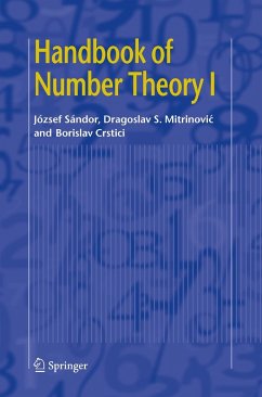 Handbook of Number Theory I - Sándor, József;Mitrinovic, Dragoslav S.;Crstici, Borislav