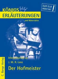 J. M. R. Lenz 'Der Hofmeister'