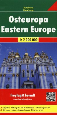 Freytag & Berndt Autokarte Osteuropa. Europa del Este. Oost Europa; Eastern Europe; Europe de l' Est; Europa orientale