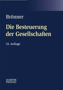 Cover Die Besteuerung der Gesellschaften