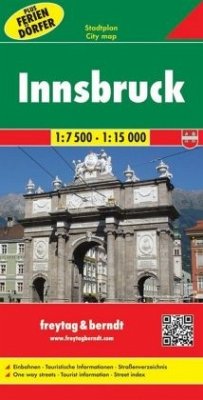 Innsbruck, Stadtplan 1:7500 - 1:15000