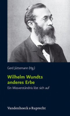 Wilhelm Wundts anderes Erbe - Jüttemann, Gerd (Hrsg.)