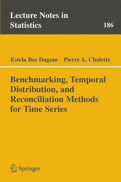 Benchmarking, Temporal Distribution, and Reconciliation Methods for Time Series - Dagum, Estela Bee;Cholette, Pierre A.