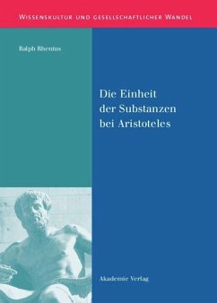 Die Einheit der Substanzen bei Aristoteles - Rhenius, Ralph