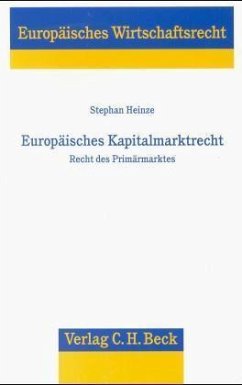 Europäisches Kapitalmarktrecht