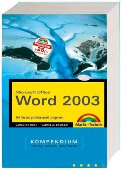 Word 2003 Kompendium, m. CD-ROM - Butz, Caroline; Broszat, Gabriele