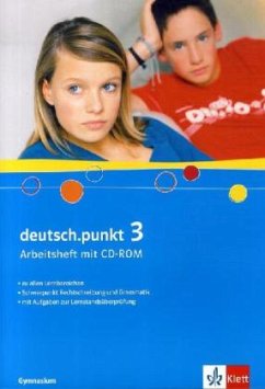 Cover 7. Schuljahr, Arbeitsheft m. CD-ROM / deutsch.punkt, Ausgabe Gymnasium Bd.3