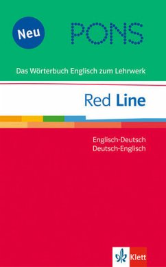 PONS Red line - Wörterbuch - Englisch-Deutsch, Deutsch-Englisch ; [das Wörterbuch Englisch zum Lehrwerk Red line] - Frank Hass