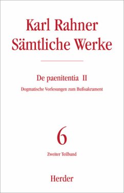 Karl Rahner Sämtliche Werke / Sämtliche Werke Bd.6/2, Tl.2 - Rahner, Karl