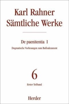 Karl Rahner Sämtliche Werke / Sämtliche Werke 6/1, Tl.1 - Rahner, Karl