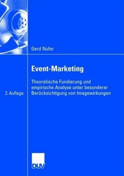 Event-Marketing. Theoretische Fundierung und empirische Analyse unter besonderer Berücksichtigung von Imagewirkungen. - Nufer, Gerd