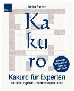 Kakuro für Experten - Sander, Tobias
