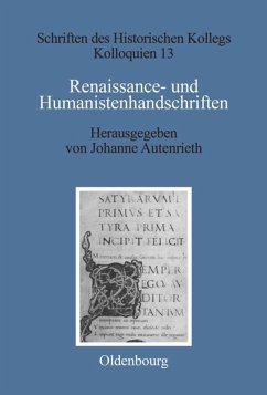 Renaissance- und Humanistenhandschriften - Müller-Luckner, Elisabeth