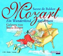 Mozart, Ein Wunderkind auf Reisen, 2 Audio-CDs - Bakker, Sanne de