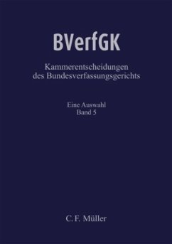 Cover BVerfGK - Kammerentscheidungen des Bundesverfassungsgerichts