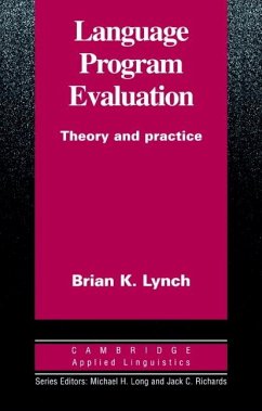 Language Program Evaluation - Lynch, Brian K.; Brian K., Lynch