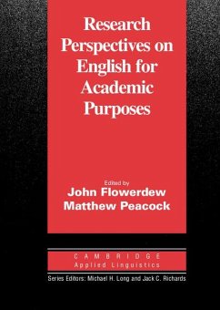 Research Perspectives on English for Academic Purposes - Flowerdrew, John; Peacock, Matthew; John, Flowerdew