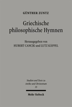Cover Griechische philosophische Hymnen