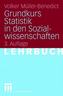 Grundkurs Statistik in den Sozialwissenschaften - Müller-Benedict, Volker