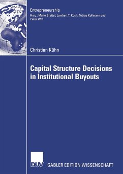 Capital Structure Decisions in Institutional Buyouts - Kühn, Christian