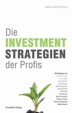 Cover Die Investmentstrategien der Profis