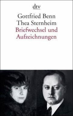 Briefwechsel und Aufzeichnungen - Sternheim, Thea;Benn, Gottfried