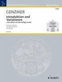 Introduktion und Variationen, Orgel vierhändig Introduktion und Variationen, Orgel vierhändig