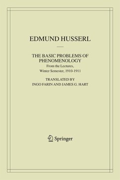 The Basic Problems of Phenomenology - Husserl, Edmund