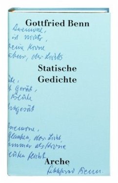 Statische Gedichte, m. Audio-CD - Benn, Gottfried