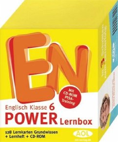 Power-Lernbox Englisch Klasse 6, m. Lernheft u. CD-ROM